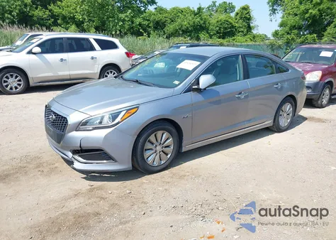 2017 Hyundai Sonata Hybrid Se from USA, damaged, VIN KMHE24L19HA043524
